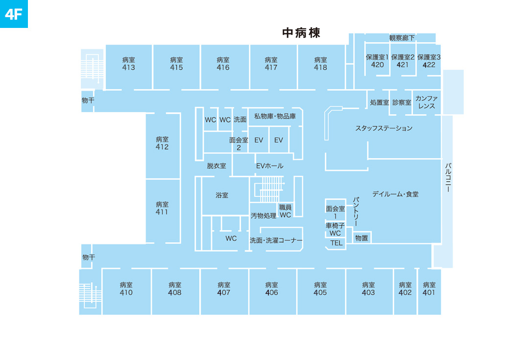 フロア図［4F］